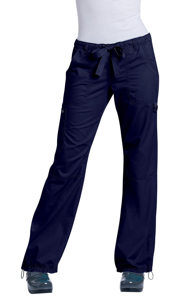 Koi Women's Tall Lindsey Ultra Comfortable Cargo Style Scrub Pants Sizes, Navy, X-Large/Tall - Image 1